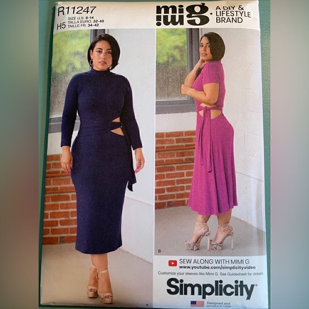 Simplicity women's size 22 Dress sewing pattern